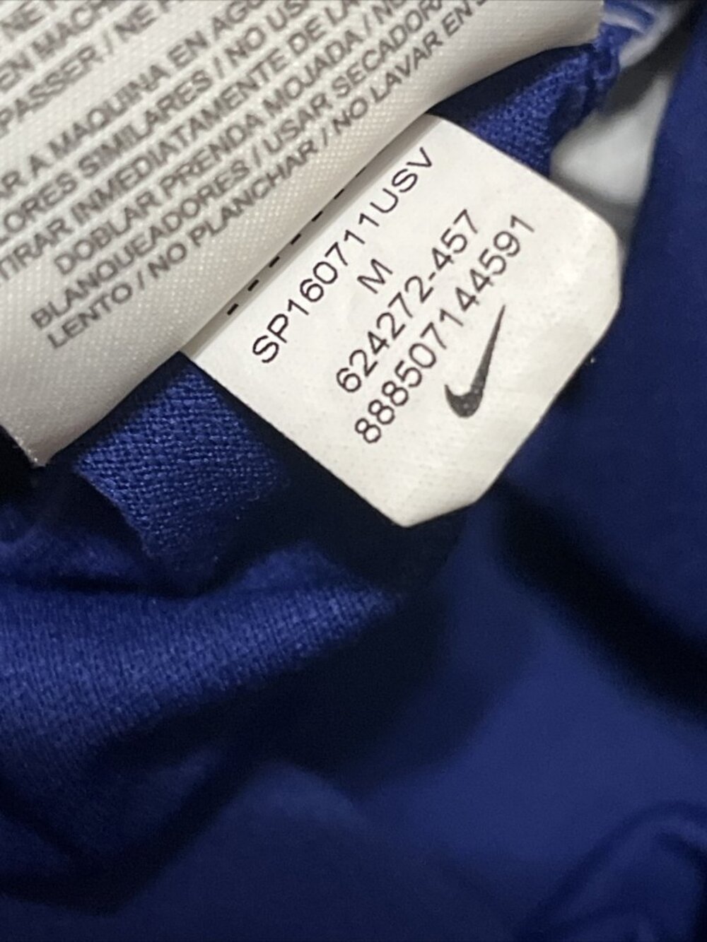 Nike Athletic Shorts Women's Sz Medium, Deep Cornflower Color with Lining U9-4 - Picture 8 of 9